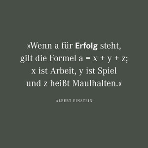 Wenn a für Erfolg steht