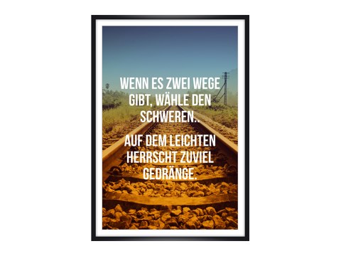 Wenn es zwei Wege gibt