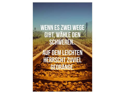 Wenn es zwei Wege gibt