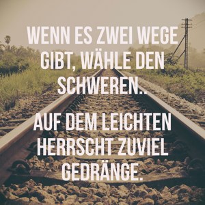 Wenn es zwei Wege gibt