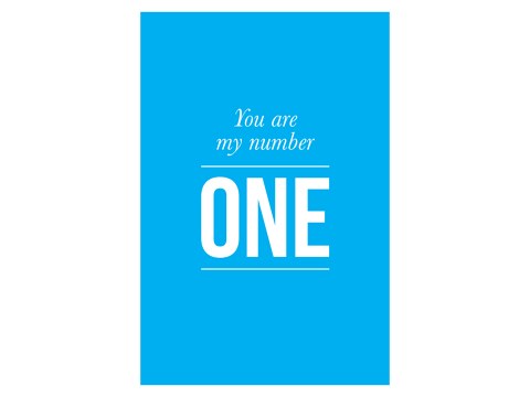 You are my number one