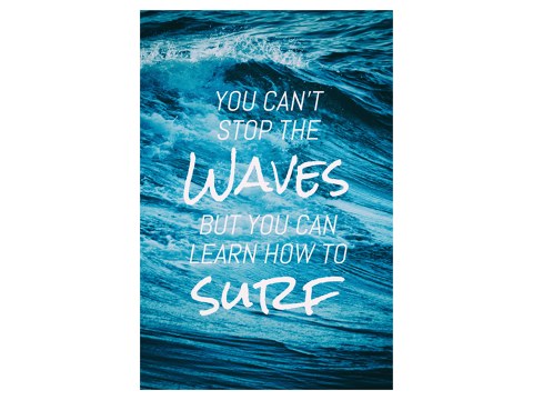 you can't stop the waves