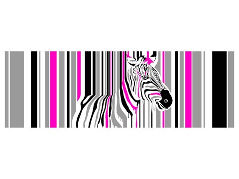 Zebra Popart