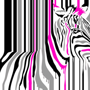 popart zèbre